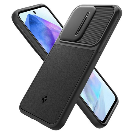 Spigen Optik Armor - Etui do Samsung Galaxy A55 5G (Czarny)