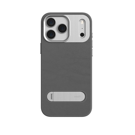 ETUI DO IPHONE 17 PRO MAX do MAGSAFE MOSHI SZARE MAGNETYCZNE PODSTAWKA CASE