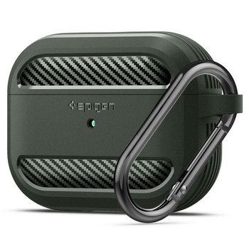 Spigen Rugged Armor - Pouzdro pro Apple Airpods Pro (Zelené)