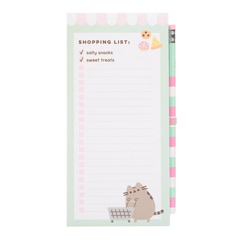 Pusheen - Notizblock mit Kühlschrankmagnet + Bleistift aus der Foodie Collection