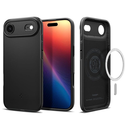 ETUI DO IPHONE AIR do MAGSAFE SPIGEN THIN ORYGINALNE MAGNETYCZNE CZARNE