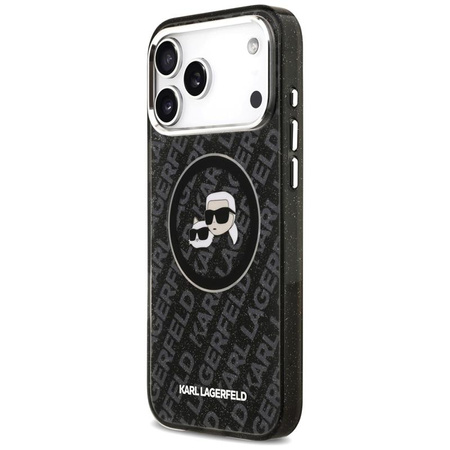 ETUI DO IPHONE 17 PRO MAX do MAGSAFE KARL LAGERFELD ORYGINALNE CZARNE CASE
