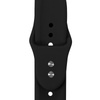 Crong Liquid - Pánt Apple Watch 44/45/46/49 mm-es órához (fekete)