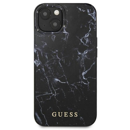 Guess Marble - Coque pour iPhone 13 (noir)