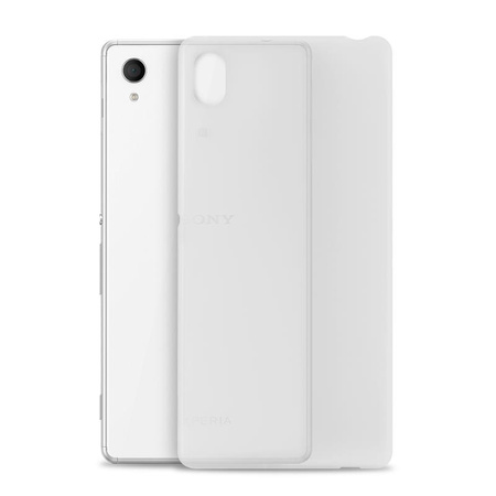 PURO Ultra Slim "0.3" Cover MFX - Zestaw etui + folia na ekran Xperia M4 AQUA (półprzezroczysty)