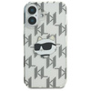 Karl Lagerfeld IML Choupette Head Galvanizované pouzdro - iPhone 16 (průhledné)