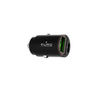 PURO Mini Car Fast Charger - Car charger 1 x USB-A + 1 x USB-C Power Delivery 30 W (black)