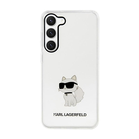 Karl Lagerfeld IML NFT Choupette - pouzdro pro Samsung Galaxy S23 (čiré)