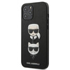 Karl Lagerfeld Saffiano Karl & Choupette Heads - iPhone 12 Pro Max Tasche (schwarz)
