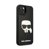 Karl Lagerfeld 3D Rubber Karl's Head - pouzdro pro iPhone 14 Plus (černé)
