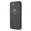 Ferrari Victory - Leather case for iPhone 8 / 7 (black)