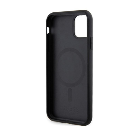 Guess Saffiano MagSafe - iPhone 11 Case (black)
