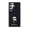 Karl Lagerfeld Silicone Ikonik Metal Pin - Case Samsung Galaxy S24 Ultra (czarny)
