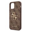 Guess 4G Big Metal Logo - Etui iPhone 12 Pro Max (brązowy)