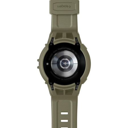 Spigen Rugged Armor Pro - řemínek + pouzdro pro Samsung Galaxy Watch 5 45 mm (Vintage Khaki)