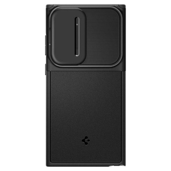 Spigen Optik Armor - Gehäuse für Samsung Galaxy S23 Ultra (Schwarz)