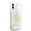 Guess Gradient Liquid Glitter Circle Logo - pouzdro pro iPhone 11