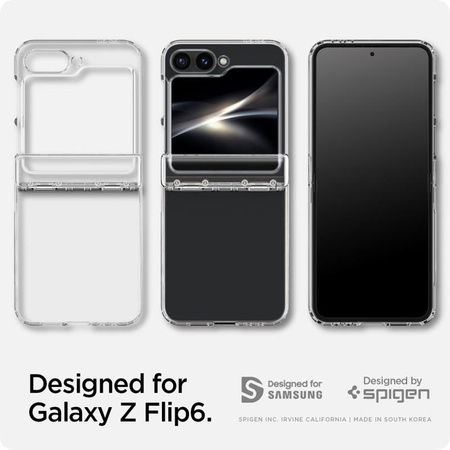 Spigen Ultra Hybrid Pro - Gehäuse für Samsung Galaxy Z Flip 6 (kristallklar)