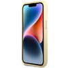 Guess Kroko Kollektion - iPhone 14 Plus Tasche (Gold)