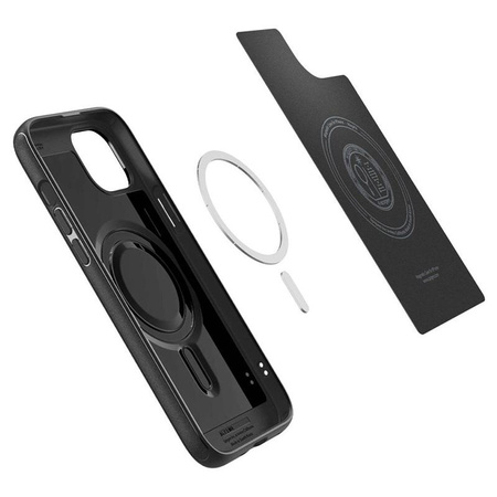 Spigen Mag Armor MagSafe - Etui pour iPhone 15 (Noir mat)