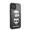 Karl Lagerfeld Embossed Case Karl & Choupette - iPhone 11 Case (Black)