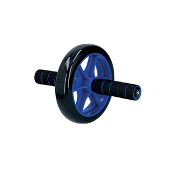 Dunlop - One-wheeled roller for training abdominal muscles (blue)