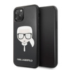 Karl Lagerfeld Double Layers Glitter Head - iPhone 11 Pro Tasche (Schwarz)