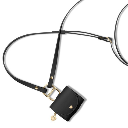 Spigen Cyrill Mini Bag - Pouzdro s popruhem pro Apple AirPods 4 (Černé)