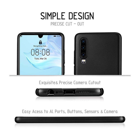 Crong Smooth Skin - Huawei P30 tok (fekete)