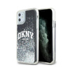 DKNY Liquid Glitter Big Logo - Hülle für iPhone 11 (schwarz)