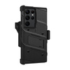 ZIZO BOLT Series - Pancerne etui Samsung Galaxy S23 Ultra ze szkłem 9H na ekran + uchwyt z podstawką (czarny)