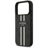 Guess 4G Printed Stripes MagSafe - Pouzdro iPhone 17 Pro (černé)