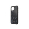 Guess Marble Tempered Glass Hardcase - iPhone 11 Case (black)