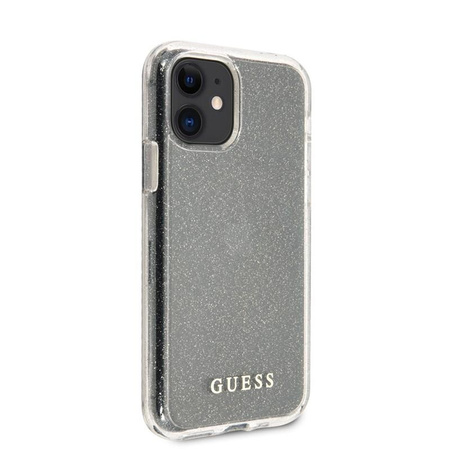 Guess Glitter Case - iPhone 11 Case (Silver)