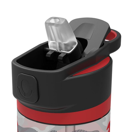 Quokka Quick Sip - Bouteille d'eau avec système d'ouverture rapide 830 ml (Camo)