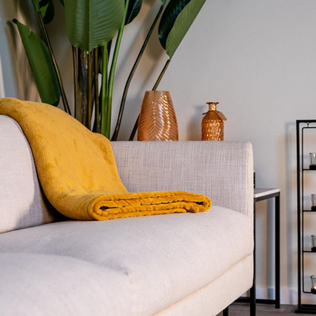 Flanell takaró 200x150cm (narancssárga)