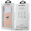 ETUI DO IPHONE 17 PRO MAX do MAGSAFE KARL LAGERFELD ORYGINALNE RÓŻOWE MODNE
