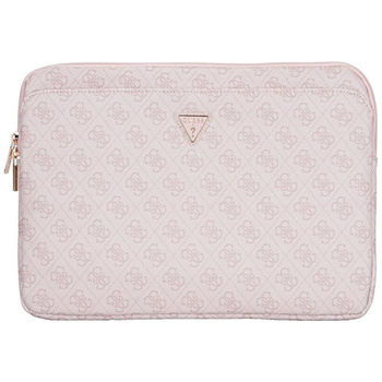 Guess 4G Reißverschlusstasche Dreieck Logo Tasche - 14" Notebooktasche (rosa)