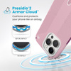 Speck Presidio2 Grip ClickLock & MagSafe - iPhone 16 Pro Max Case (Wednesday Pink / Boysenberry Purple / White)