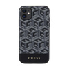Guess GCube Stripes MagSafe - iPhone 11 Tasche (Schwarz)
