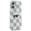 Karl Lagerfeld IML Karl Head Electroplated - Case for iPhone 16 (transparent)