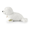 Rappa - Plush realistic mascot white seal 25 cm Eco-Friendly
