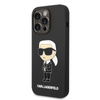 Karl Lagerfeld Silikon NFT Ikonik MagSafe - Hülle für iPhone 14 Pro Max (Schwarz)