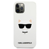 Karl Lagerfeld Choupette Head szilikon - iPhone 12 Pro Max tok (fehér)