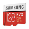 Samsung microSDXC Evo+ - Karta pamięci 128 GB Class 10 UHS-I U3 100/60 MB/s z adapterem