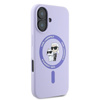 Karl Lagerfeld Silicone Karl & Choupette Ring MagSafe - iPhone 16 Plus Case (purple)