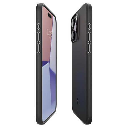 Spigen Thin Fit - Case for iPhone 15 Pro (Black)