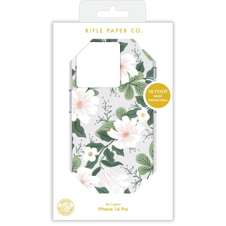 Rifle Paper Clear – Hülle für iPhone 14 Pro (Willow)