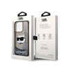 Karl Lagerfeld Liquid Glitter NFT Choupette Head - iPhone 14 Pro Max Case (black)