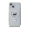 Karl Lagerfeld Ring Stand Choupette Head MagSafe - iPhone 15 Case (white)